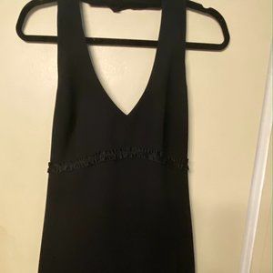 Black Amanda Smith Halter Dress Size 18